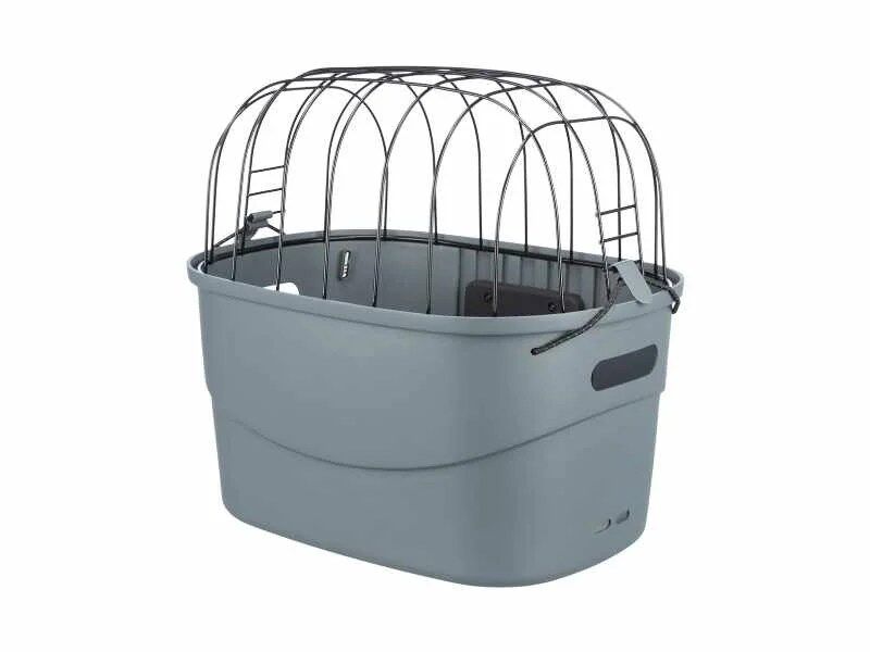 Cesto em plástico com tampa em arame para bicicleta - Trixie - Image 2