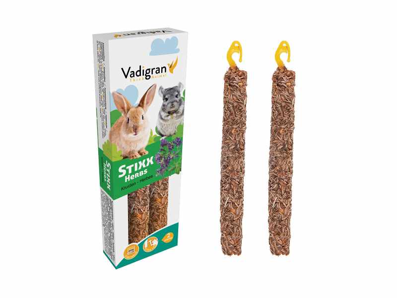 Stixx - Sticks com Ervas para Coelhos e Chinchillas - Vadigran