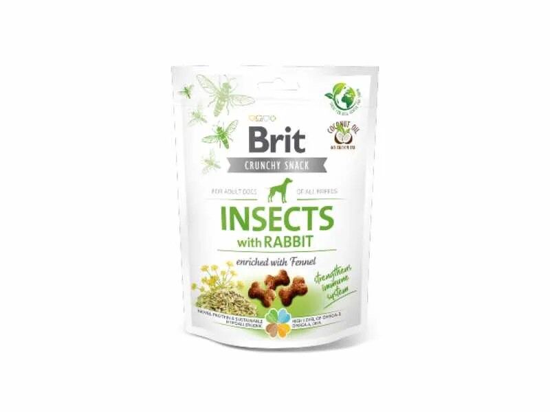 Brit Care Dog Crunchy Cracker Insects with Rabbit