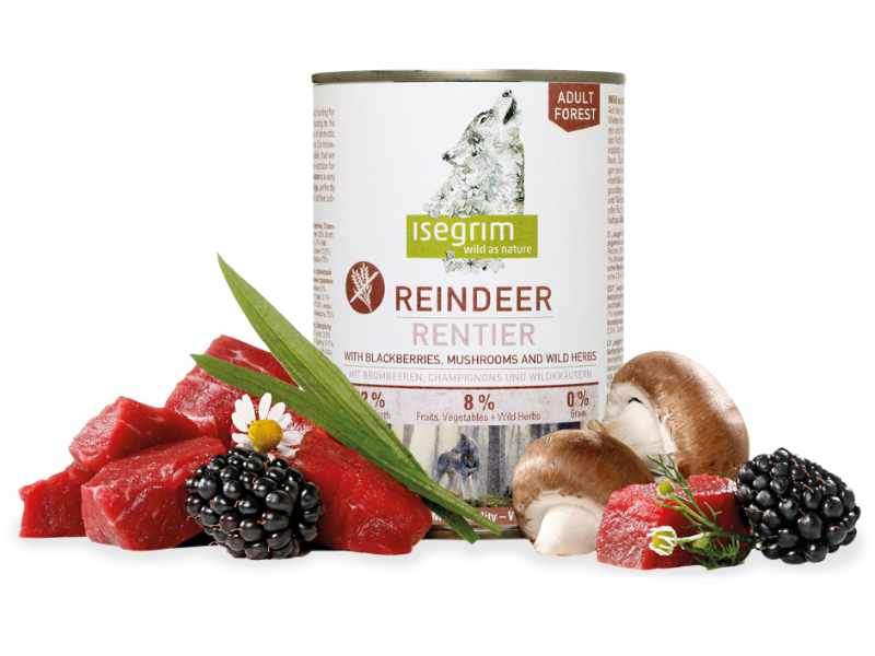 Isegrim Veado com Amoras e Cogumelos