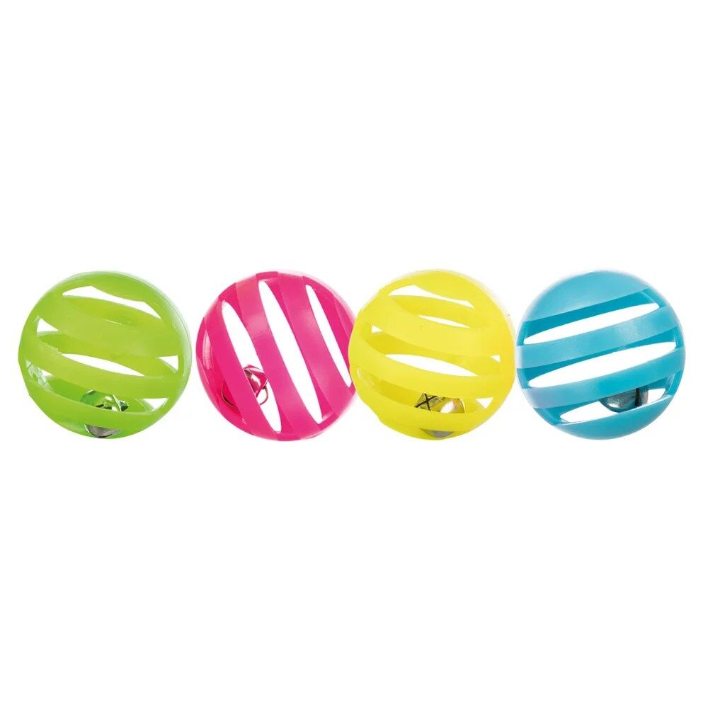 Bolas chocalho em plástico para gato da Trixie