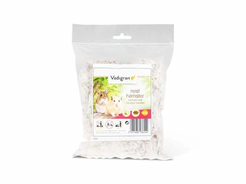 Fibras de algodão natural para roedores da Vadigran