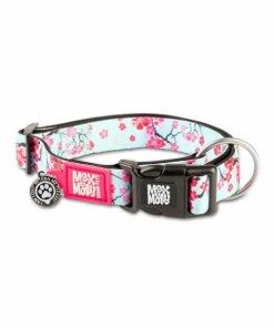 Max & Molly - Coleira Id Tag Cherry Bloom para cão