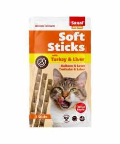Sanal Cat - Soft Sticks Turkey & Liver
