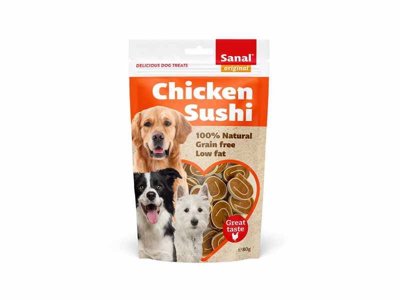 Sanal Dog - Chicken Sushi Doypack