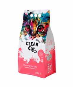 Areia Aglomerante Blanco Litter Baby Powder Talco da Clear Cat