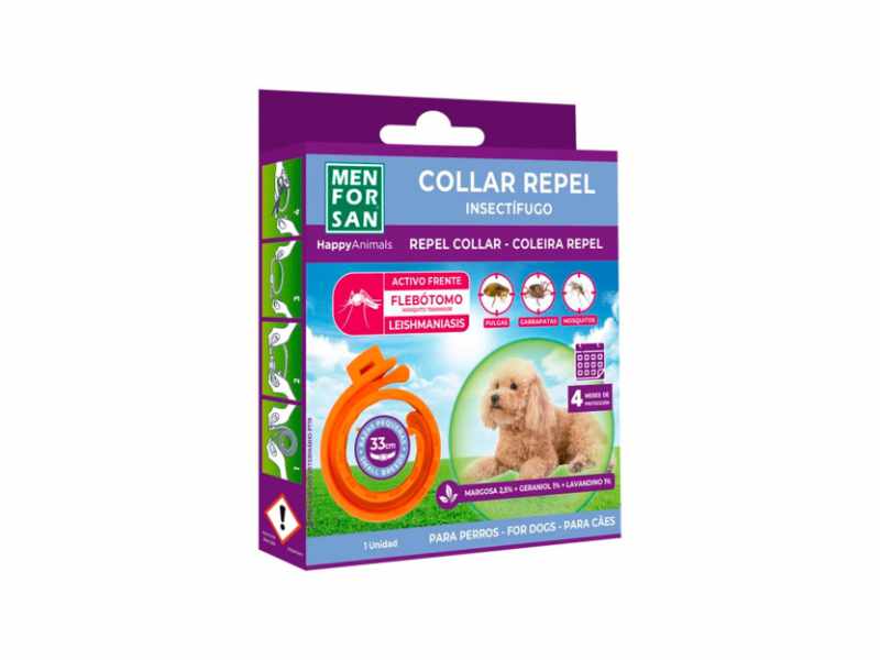 Coleira Repelente de Parasitas da Menforsan