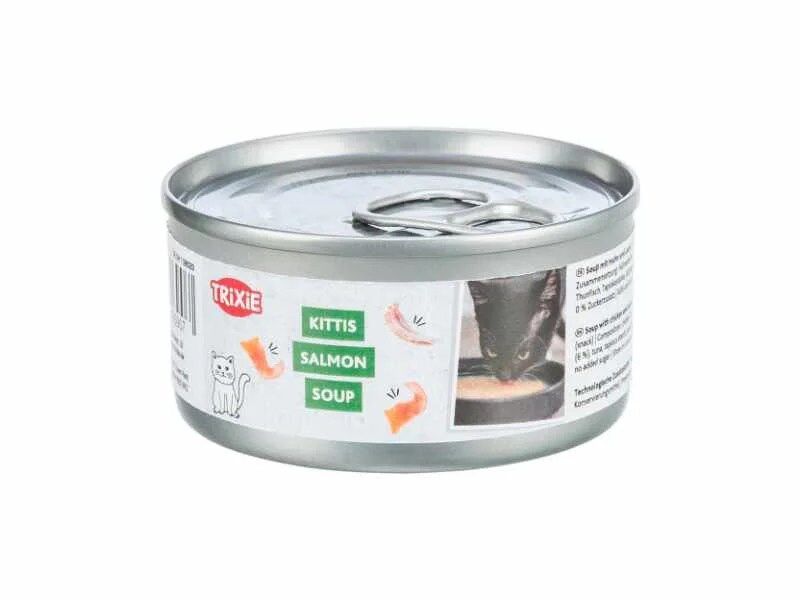 Sopa de Salmão Com Frango da Trixie