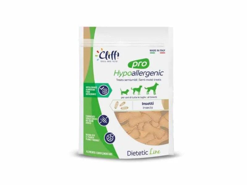 Cliffi Snacks - Pro Hypoallergenic Insetti para Cão