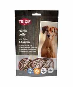 Prémio Lolly com Pato & Bacalhau para cão da Trixie