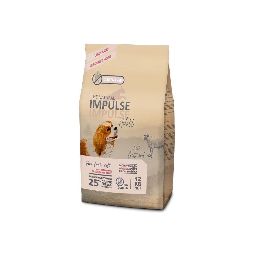 The Natural Impulse Cão Adulto - Cordeiro