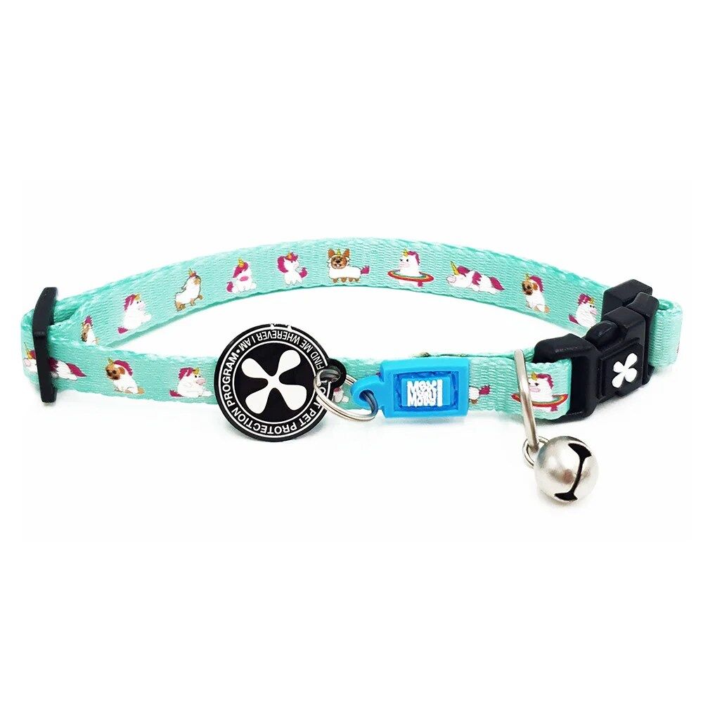 Coleira Unicórnio com ID Tag para gato - Max & Molly