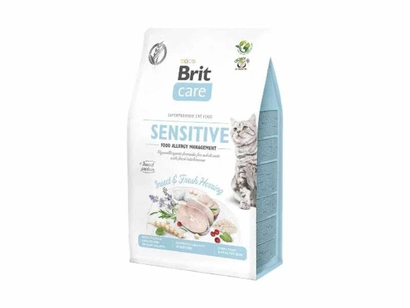 Brit Care Cat Grain Free Sensitive Food Allergy Management Insect e Herring