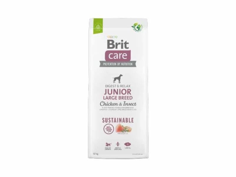 Brit Care Dog Sustainable Junior Large Breed Chicken e Insect