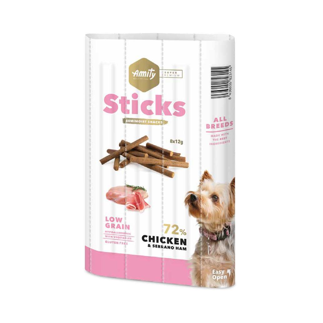 Amity Super Premium Sticks Chicken e Serrano
