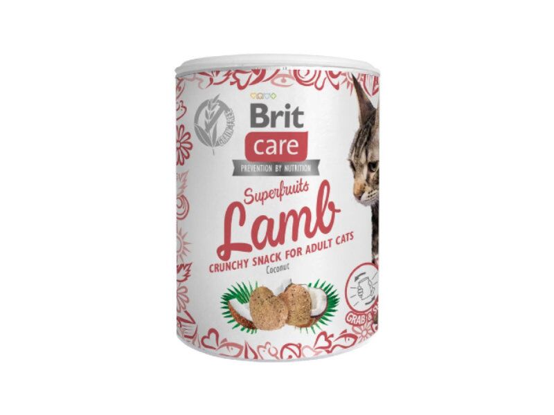 Brit Care Cat Snack Superfruits Lamb