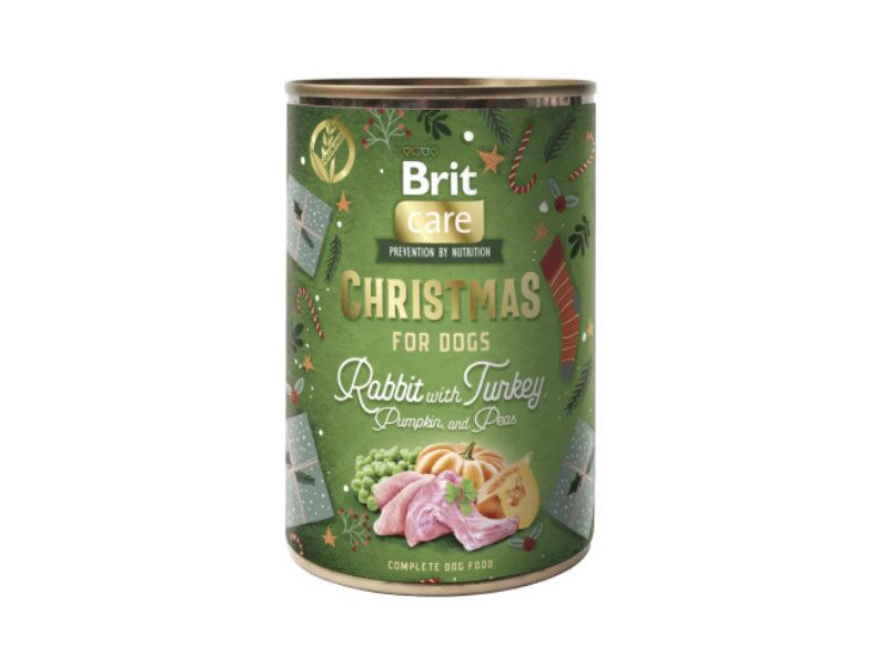 Brit Care Dog Christmas – Alimento Húmido para Cão Coelho & Peru