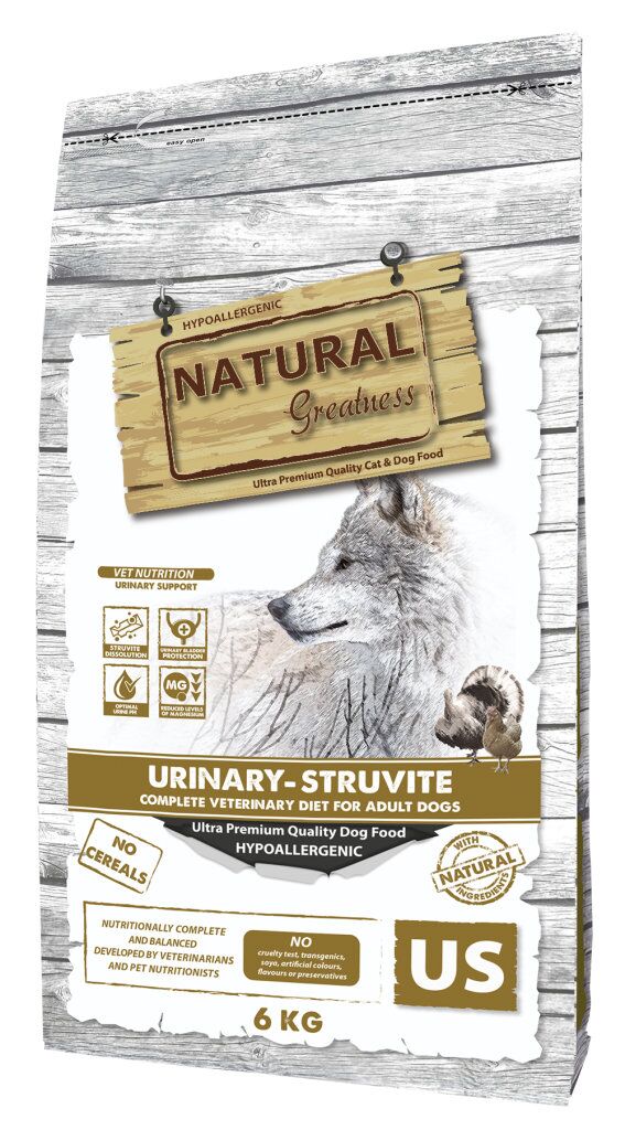 Natural Greatness Urinary-Struvite – Dieta Veterinária para Cão