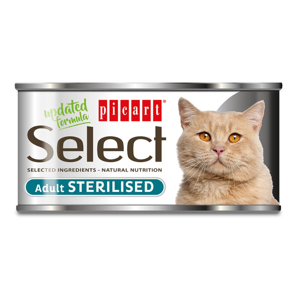 Picart Select Sterilised patê para gato esterilizado
