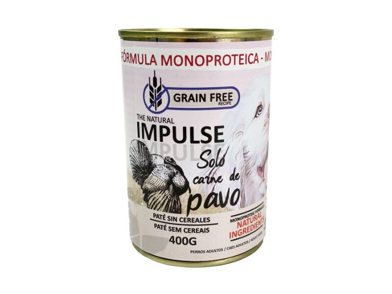 Impulse Dog – Alimento Húmido com 97% Peru