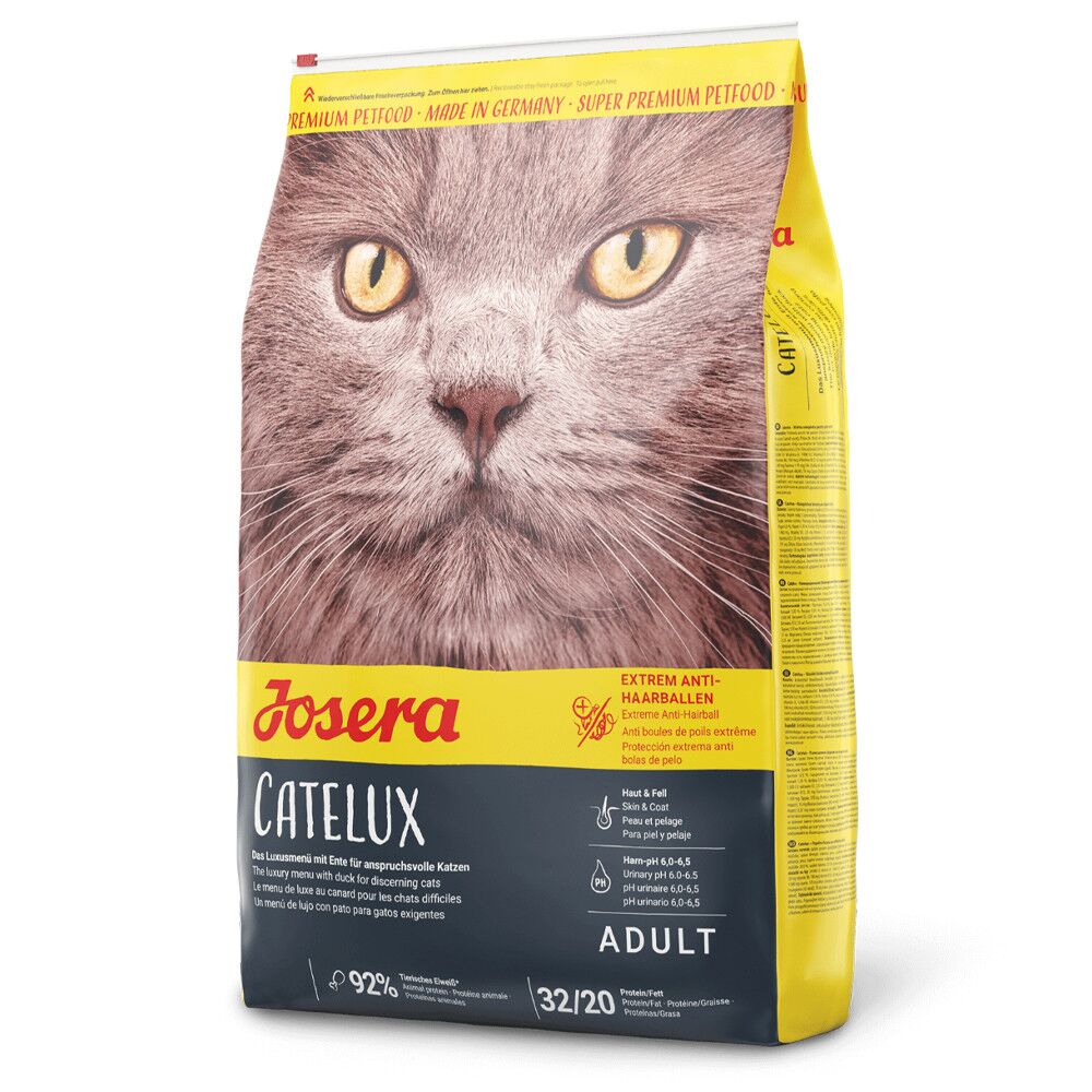 Josera Catelux – Ração seca para gato adulto de pelo comprido