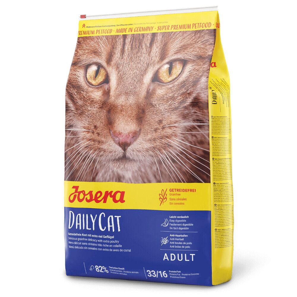 Josera DailyCat Grainfree – Ração seca sem cereais para gato adulto