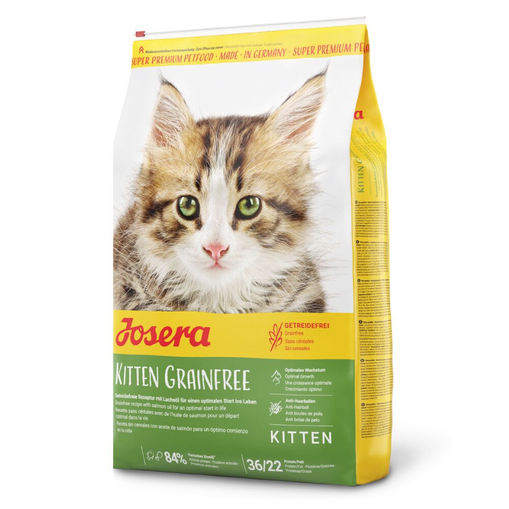 Josera Kitten Grainfree – Ração seca sem cereais para gatinho