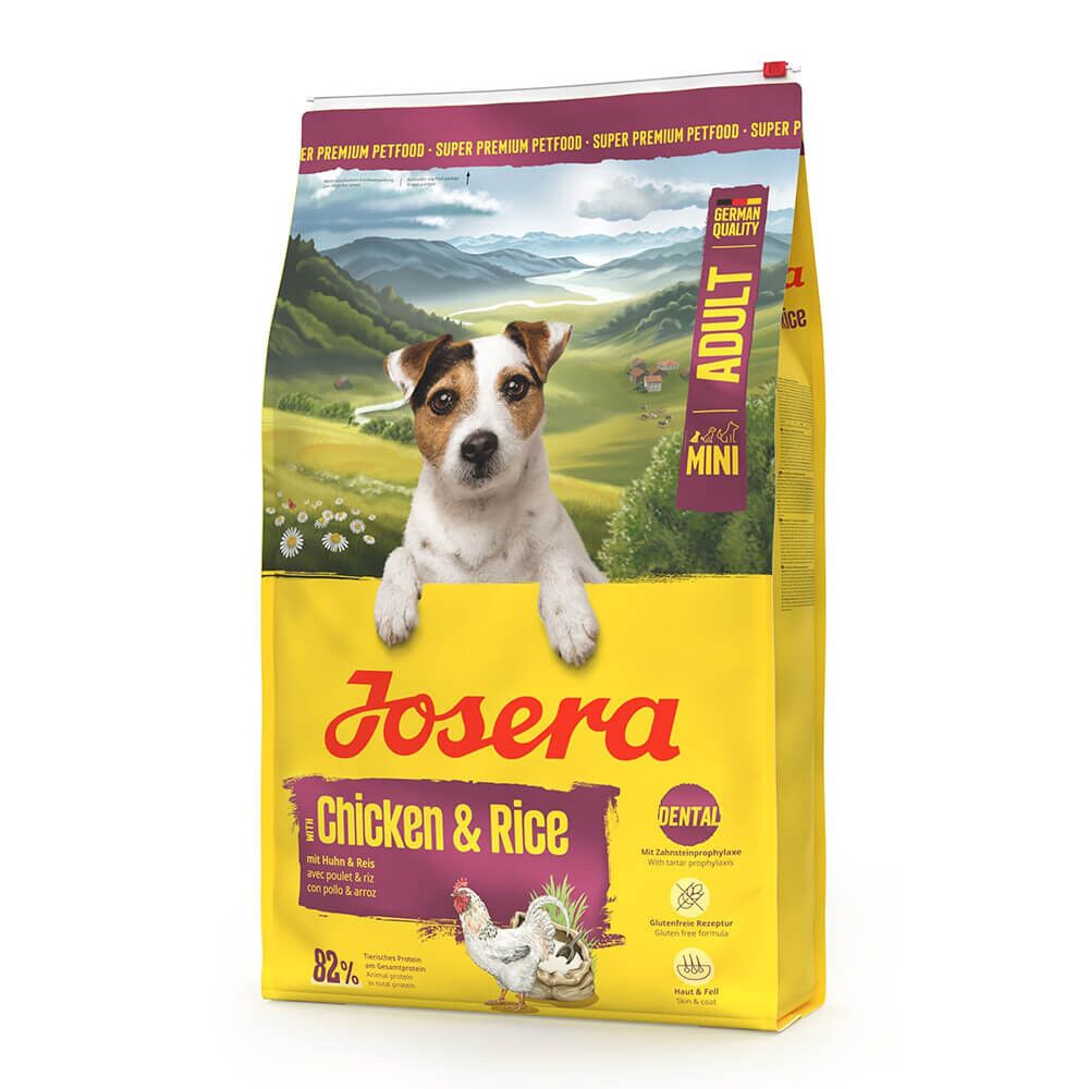 Josera Mini – Ração seca para cão adulto pequeno de Frango