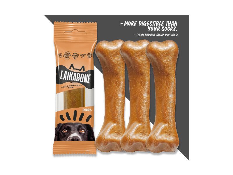 Cheese & Peanut Butter chew da Laika Bone