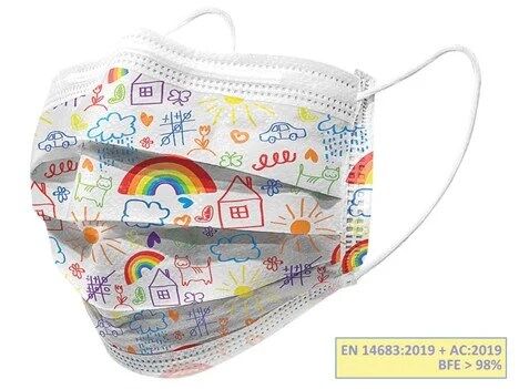 Máscaras Cirúrgicas com Desenhos - 10 Uni