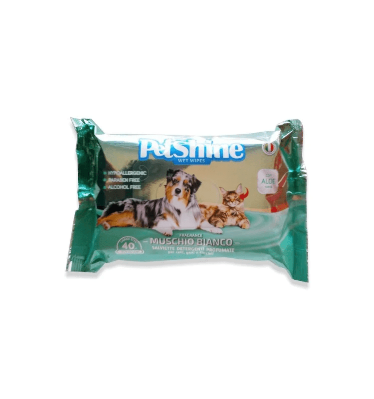 Petshine Toalhitas Almiscar Branco