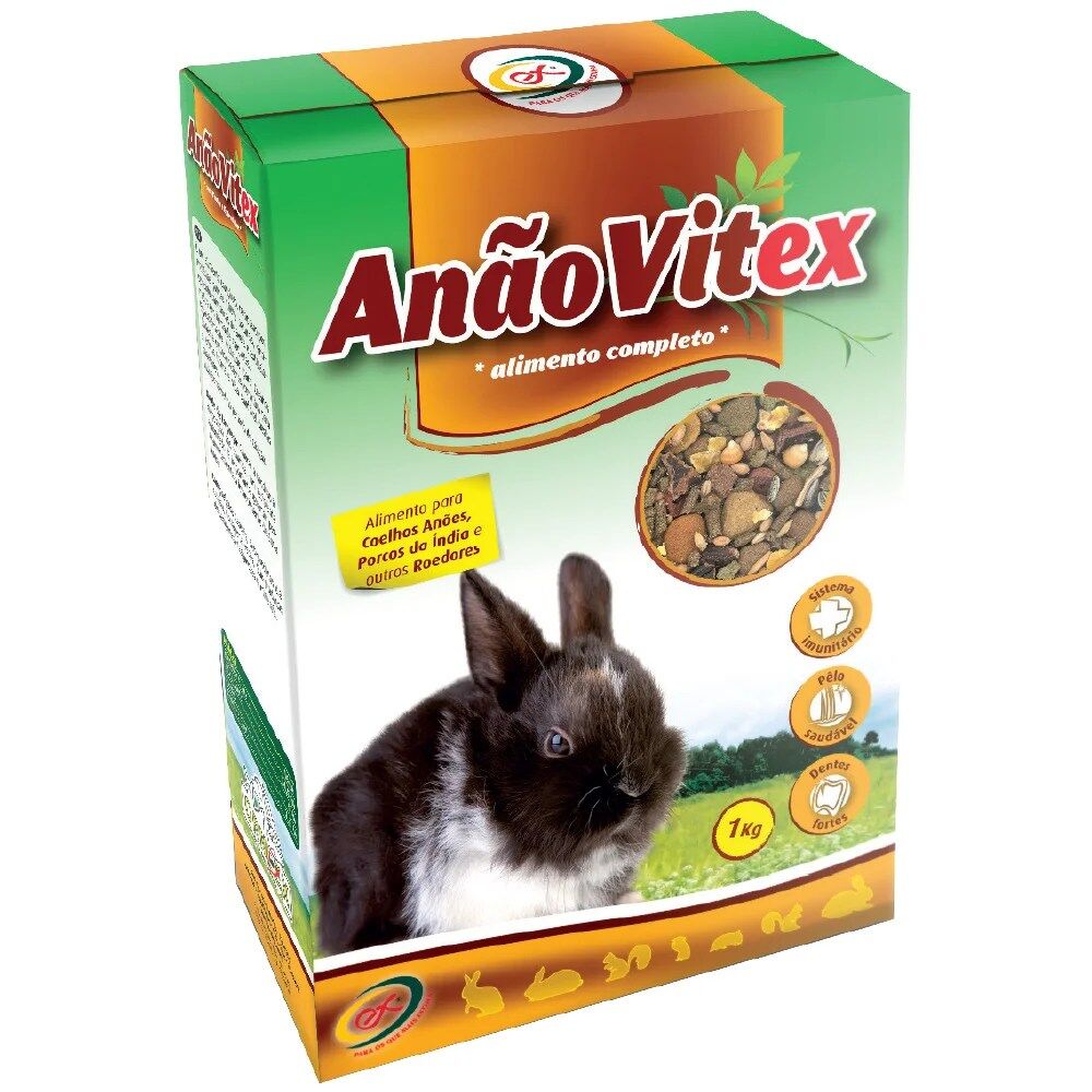 Anãovitex - Mistura p/ Coelhos Anões