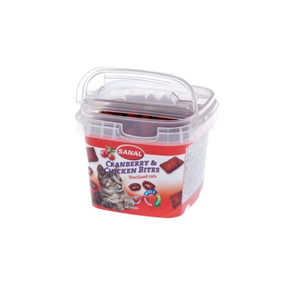 Sanal Cranberry & Chicken Bites Cup 75g