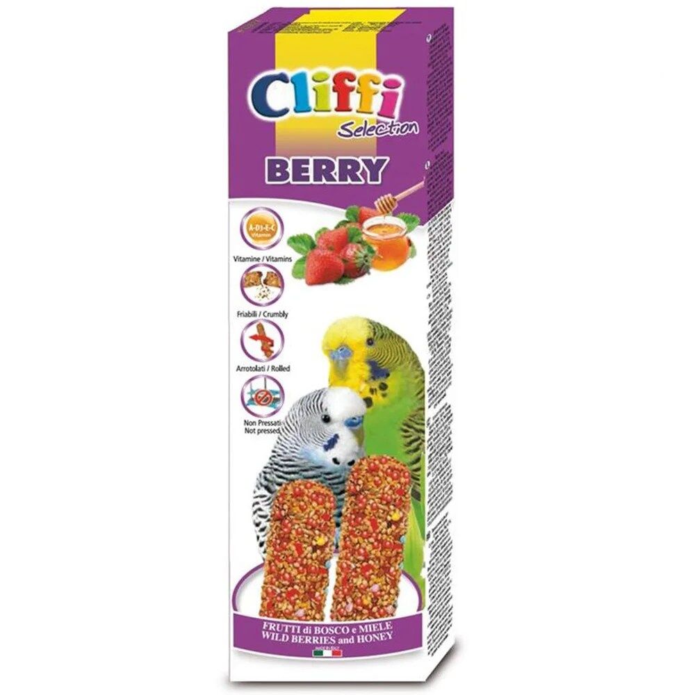CLIFFI Sticks para Periquitos com frutos silvestres e mel