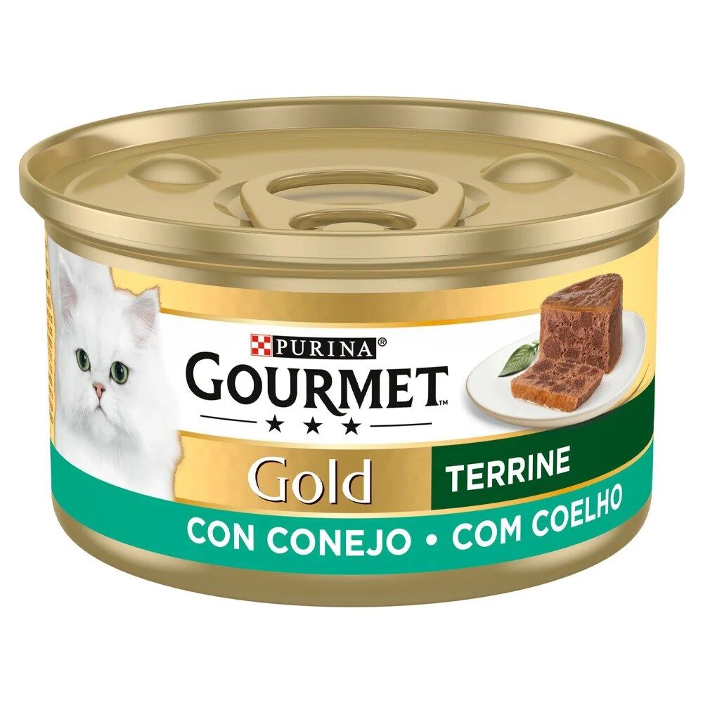 Gourmet Gold Terrine para Gato - Coelho