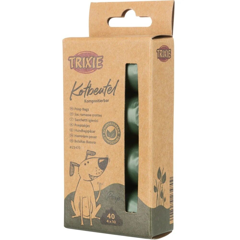 Sacos biodegradáveis para dejetos