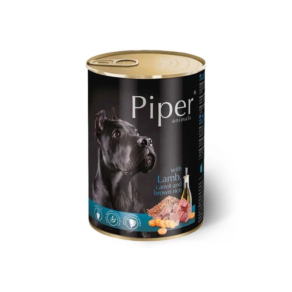 Patê para cão adulto - Borrego, cenoura e arroz integral Piper