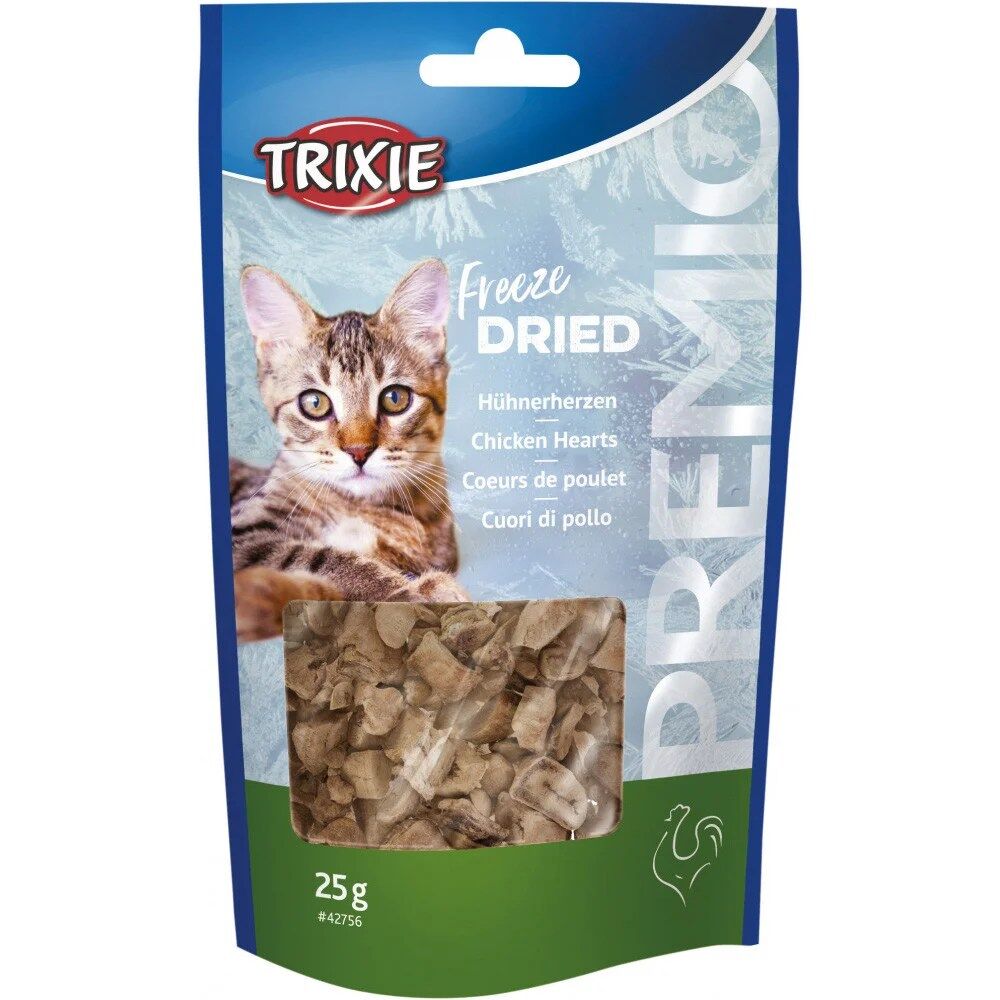 Snack Corações de frango liofilizados para gato - Trixie