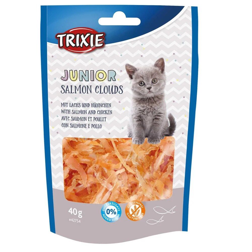 Junior Clouds para gatinhos - Salmão e frango Trixie