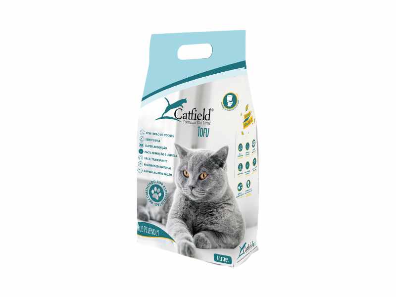 Areia Aglomerante Tofu 6L da Catfield