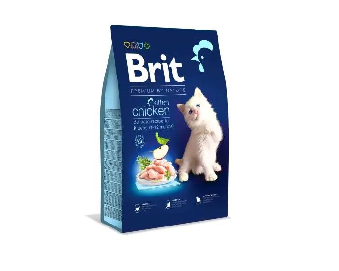 Brit Blue Nature Cat Kitten Chicken