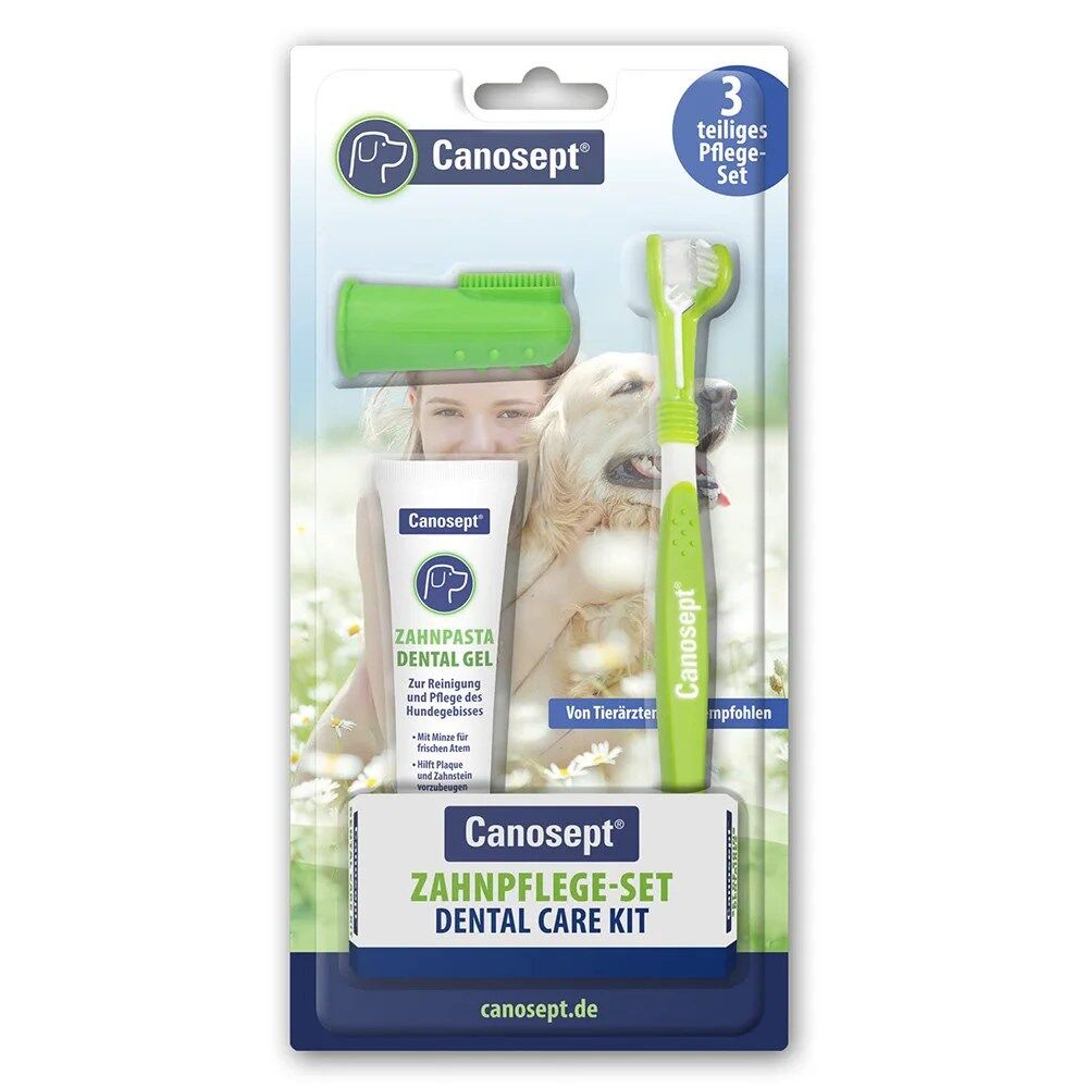Kit de higiene dentária para cães - Canosept