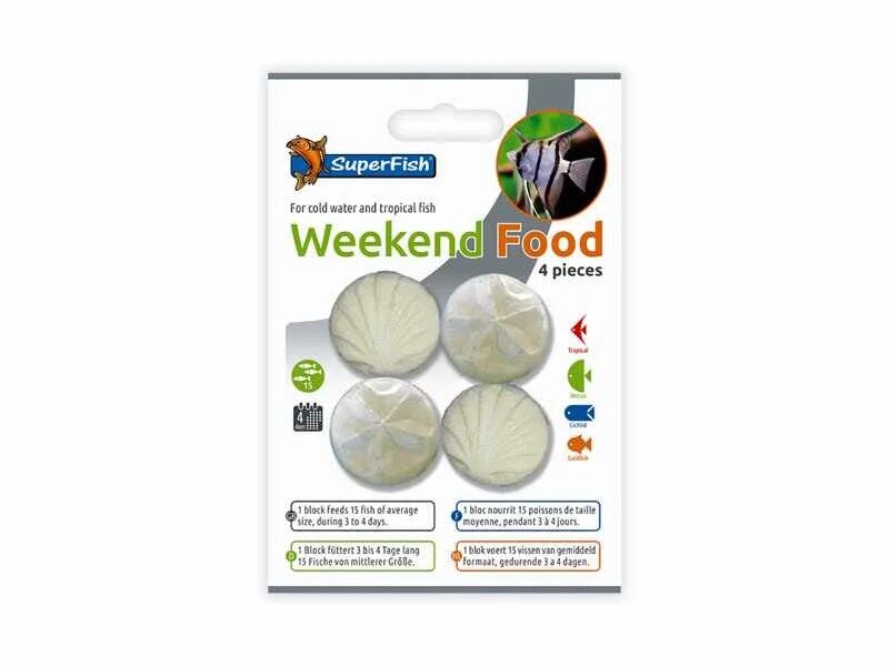 Alimento fim de semana para peixes - Superfish