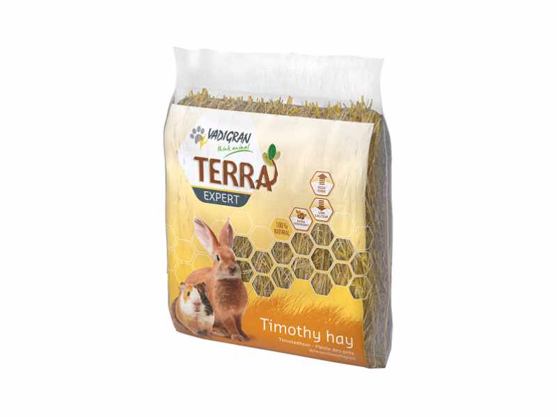 Feno Timothy para roedores da Vadigran
