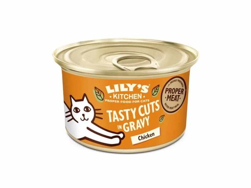 Lily's Kitchen Gato Tasty Cuts Adult Chicken in Gravy