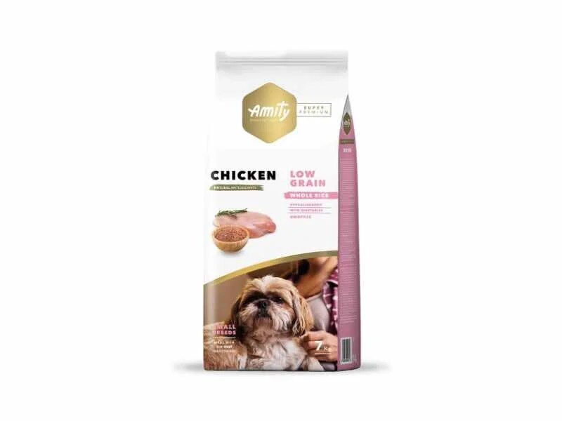 Ração Amity Super Premium (Low Grain) Mini Adult Frango