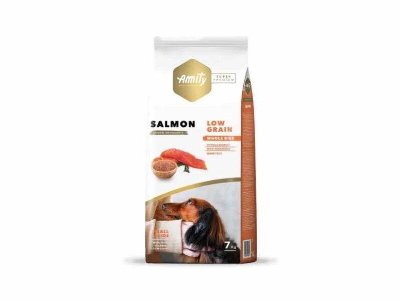 Ração Amity Super Premium (Low Grain) Mini Adult Salmon