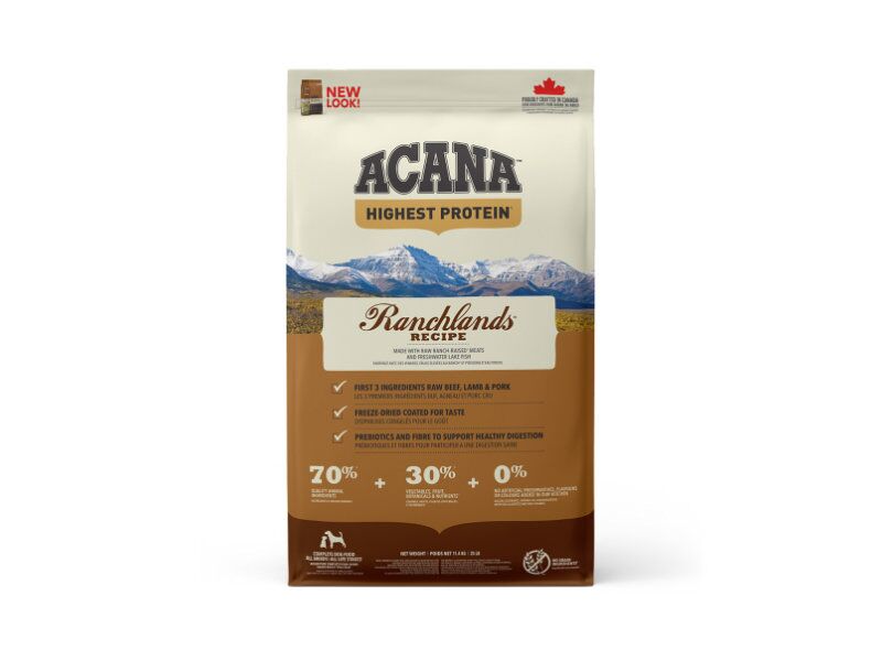 Acana Ranchlands Dog – Ração Grain‑Free Premium para Cães