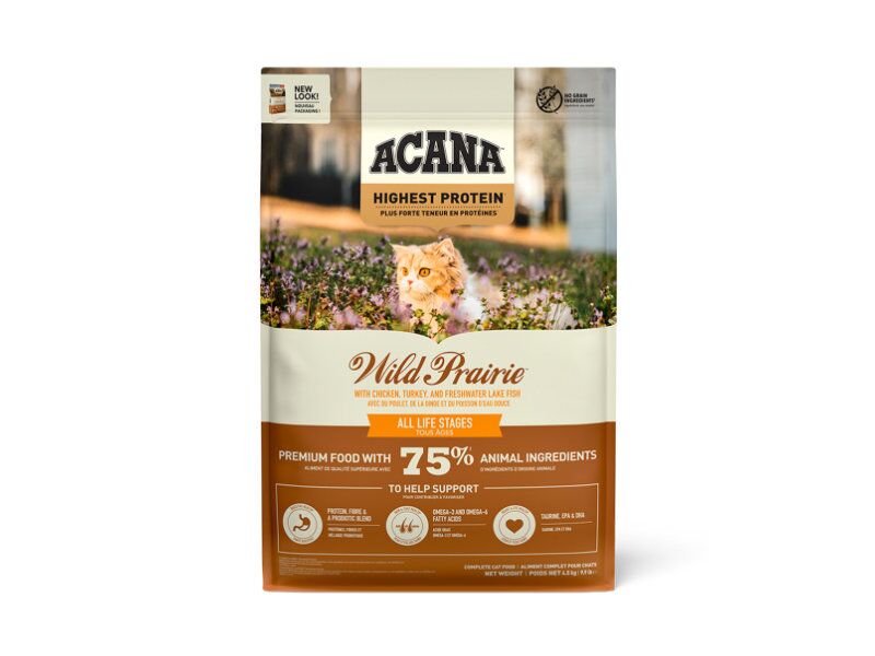 Acana Wild Prairie – Ração Seca de Alta Proteína para Gatos