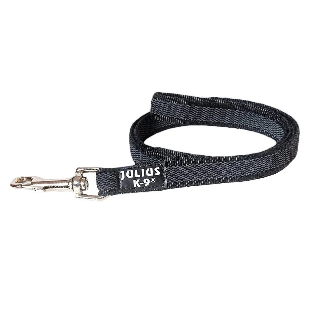 Trela Color & Gray Super-Grip - preta - Julius-K9
